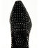Image #6 - Italian Cowboy Women's Astra Studded Fashion Booties - Snip Toe, Black, hi-res