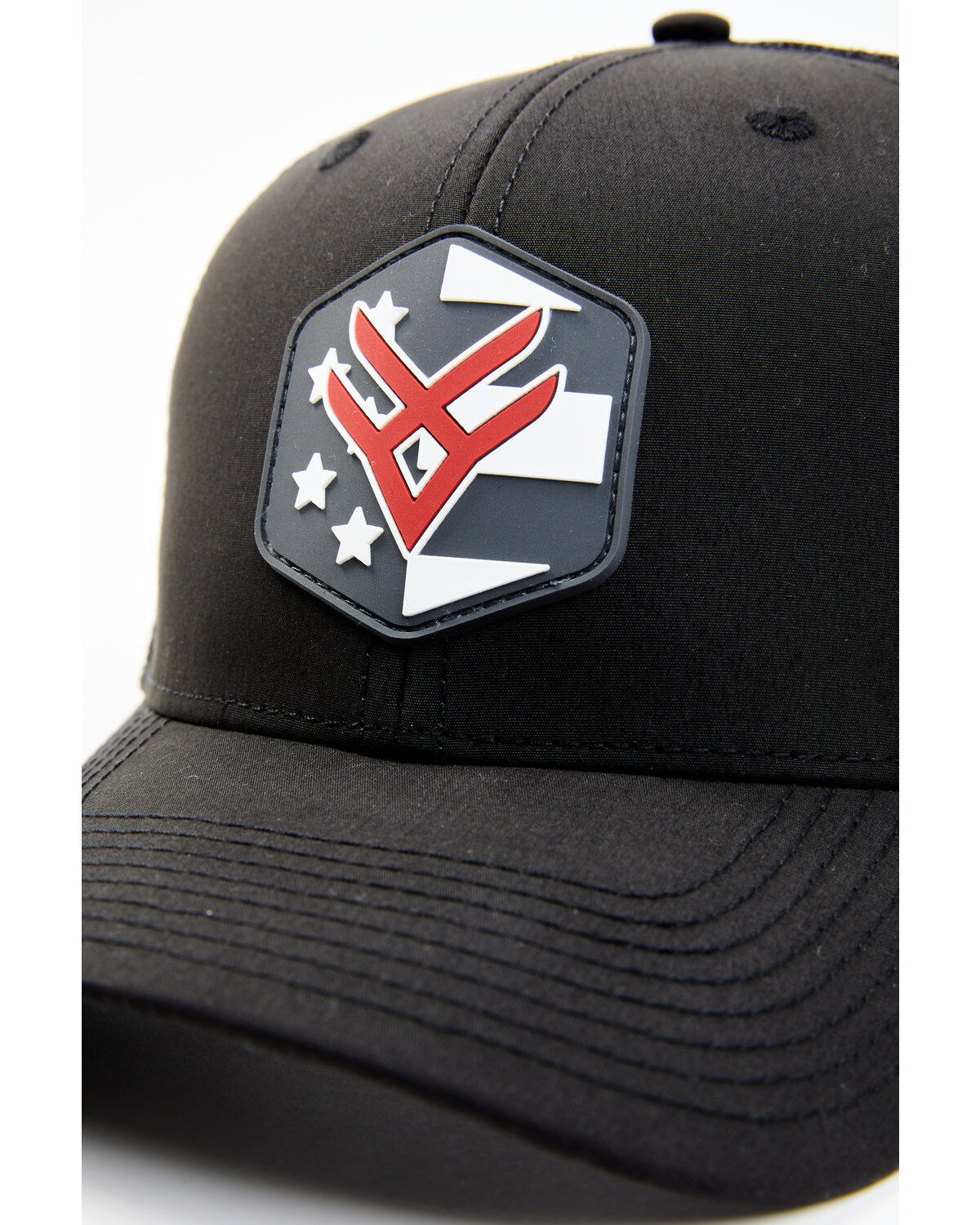 Image #2 - Hawx Men's Hectogon Logo Patch Ball Cap, Black, hi-res