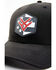 Hawx Men's Black Flag Hectagon Logo Patch Mesh-Back Ball Cap , Black, hi-res