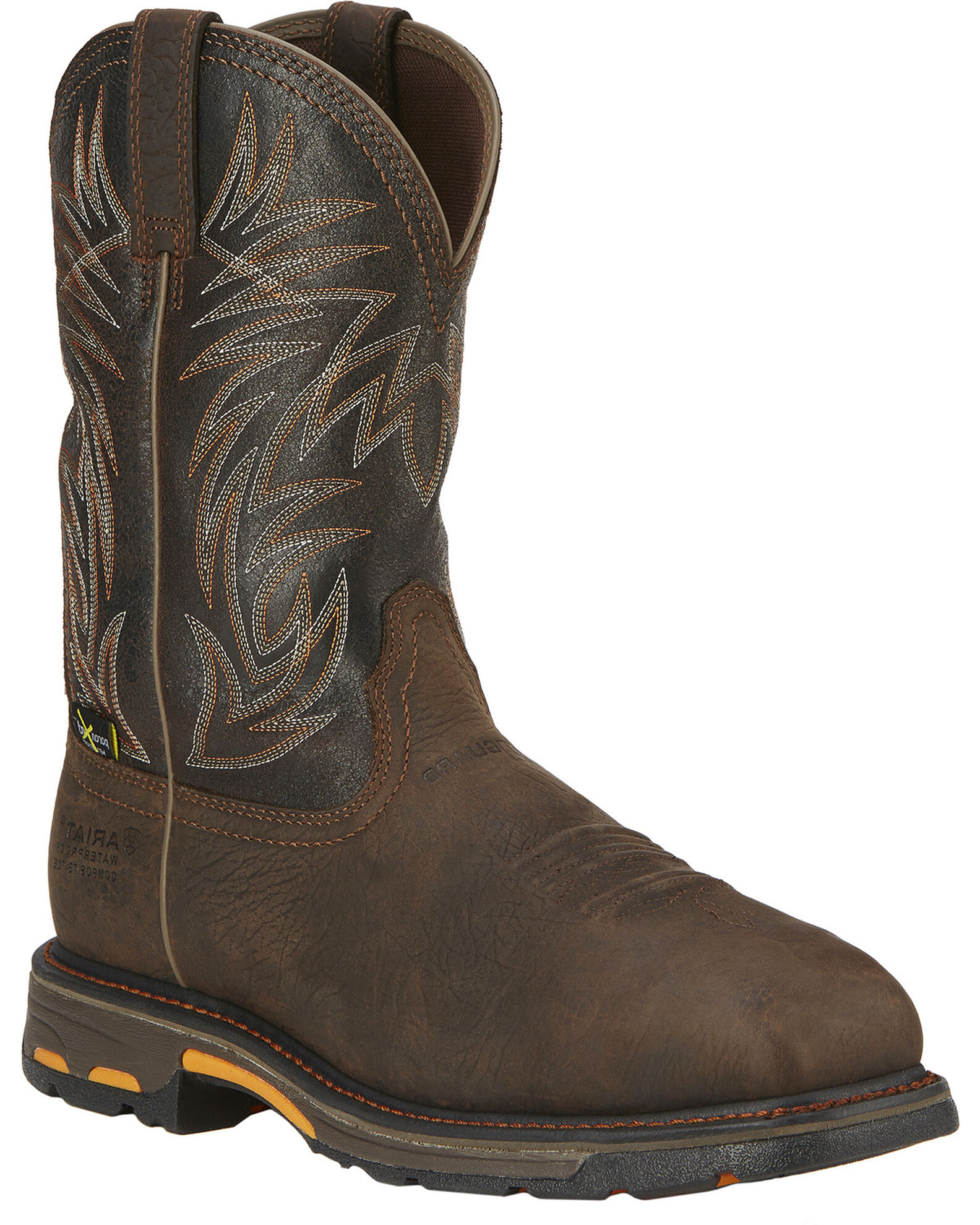 Ariat Men s WorkHog Waterproof Metguard Composite Toe Work Boot