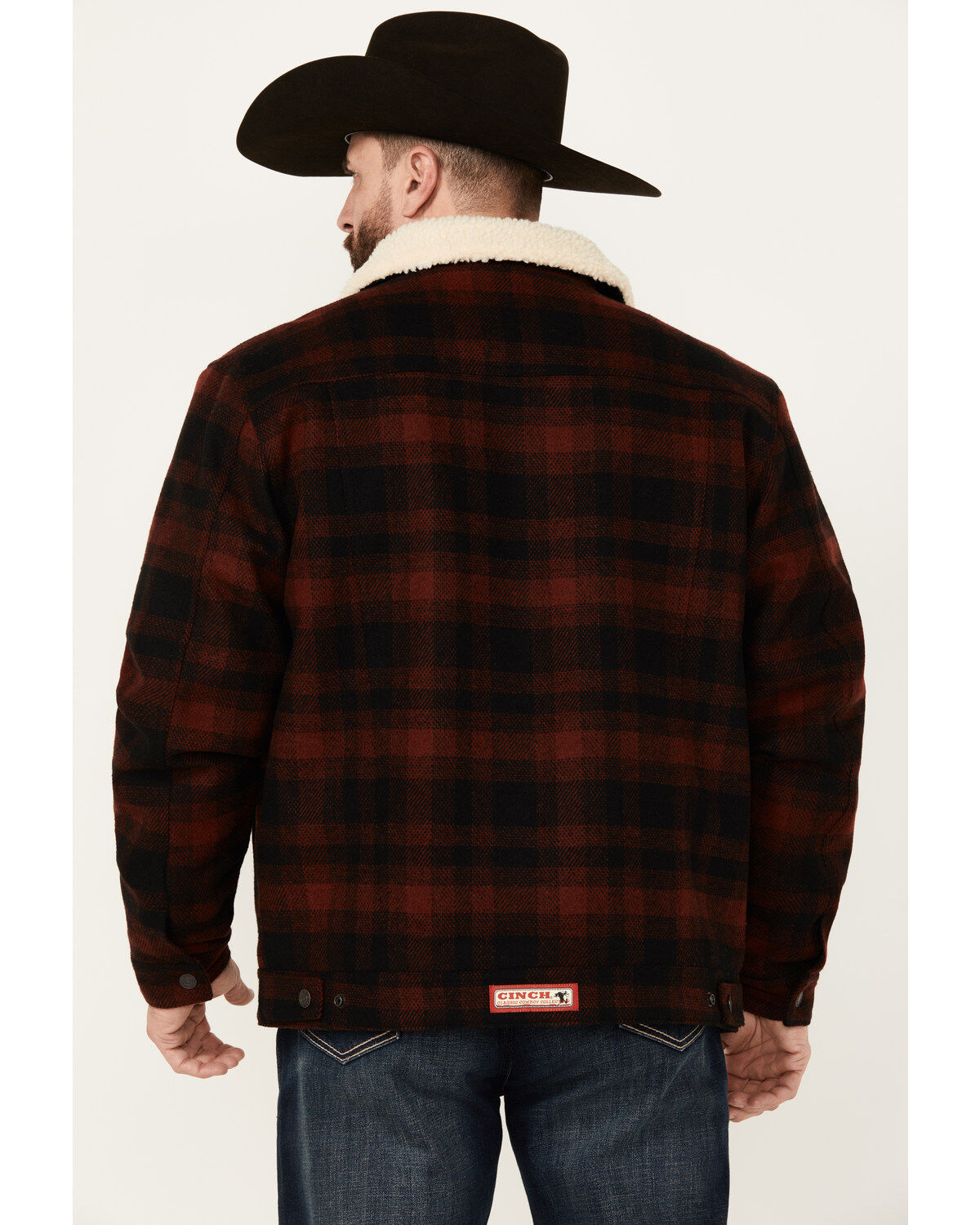Cinch Men's Plaid Print Sherpa Lined Trucker Jacket | Boot Barn Cinch Men's Plaid Print Sherpa Lined Trucker Jacket | Boot Barn