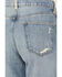 Image #4 - Ariat Women's Dominca Medium Wash Rodeo Quincy High Rise Tomboy Relaxed Straight Jeans , Medium Wash, hi-res