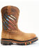 Cody James Men's 11" Decimator Western Work Boots - Nano Composite Toe, Brown, hi-res