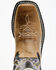 Image #6 - Old West Boys' Leather Work Rubber Western Boots - Square Toe, , hi-res