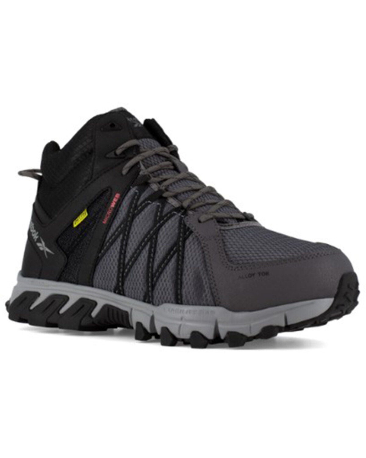Reebok Women's Trailgrip Hiker Work Shoes - Alloy Toe, Grey, hi-res