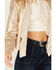 Image #3 - Miss Me Women's Sequins Cascade Front Jacket , Rose, hi-res