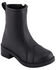 Image #1 - Milwaukee Leather Women's Clean Toe Cap Riding Boots - Round Toe, Black, hi-res