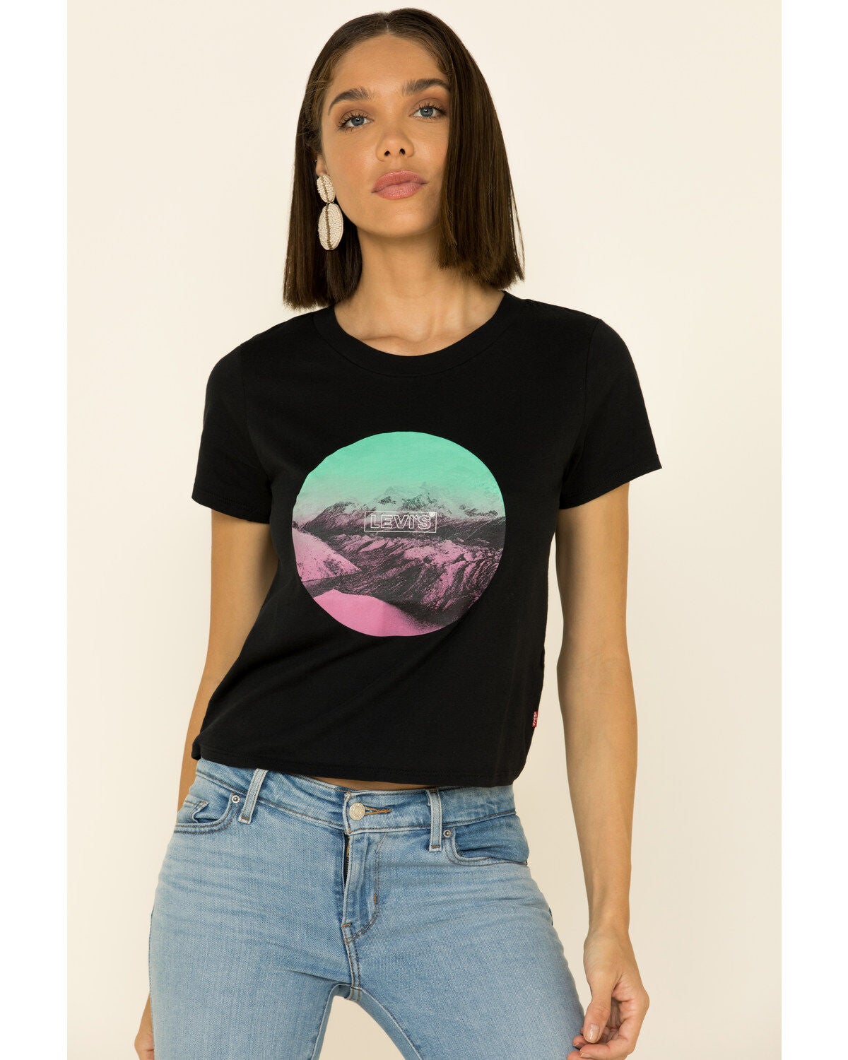 Image #1 - Levi's Women's Round Graphic Surf Tee, , hi-res