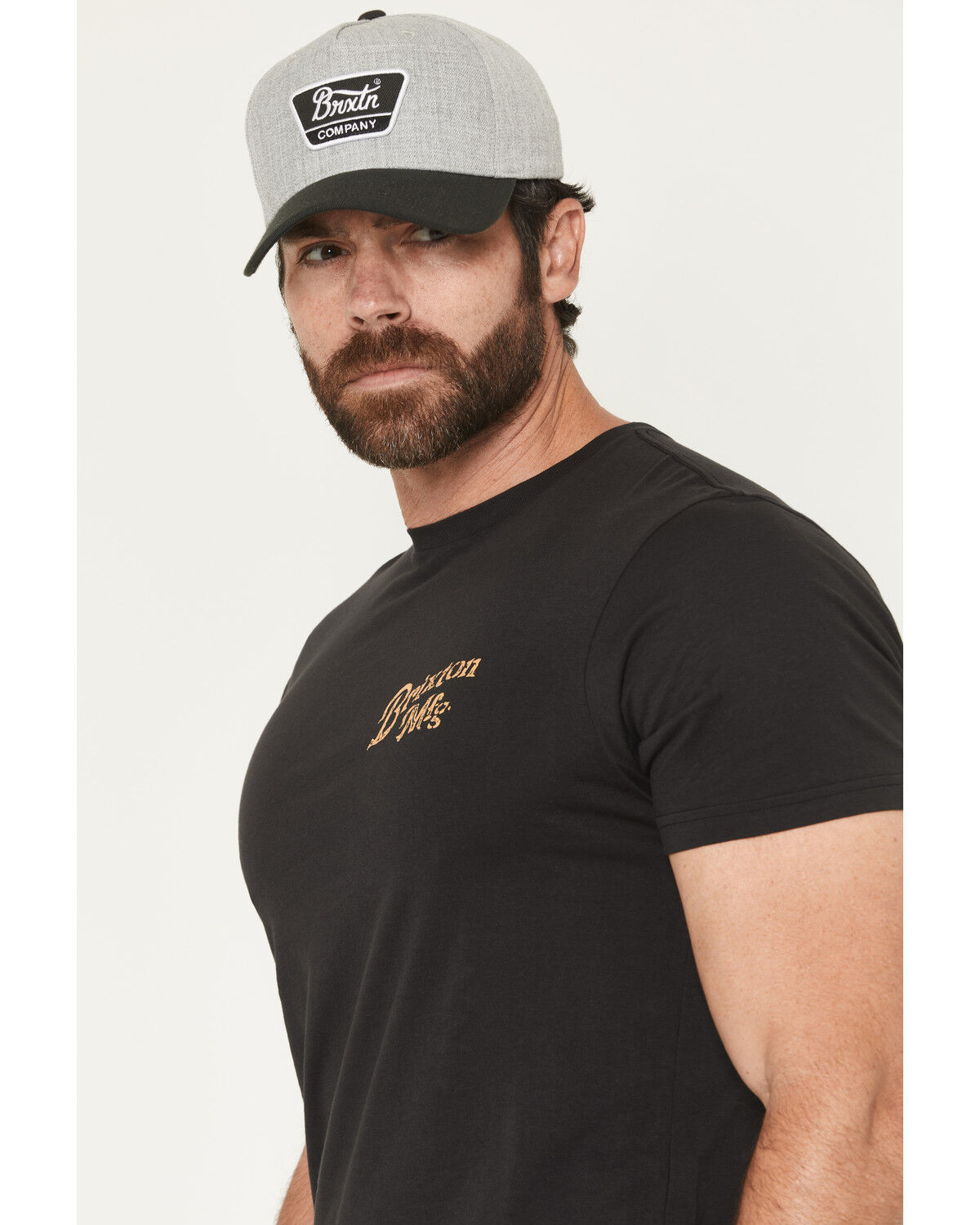 Image #3 - Brixton Men's Rothwell Short Sleeve Graphic T-Shirt, Black, hi-res