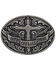 Image #1 - Cody James® Faith Courage Pride Belt Buckle, Silver, hi-res