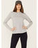 Image #1 - Timberland Women's Cotton Core Long Sleeve T-Shirt, Grey, hi-res