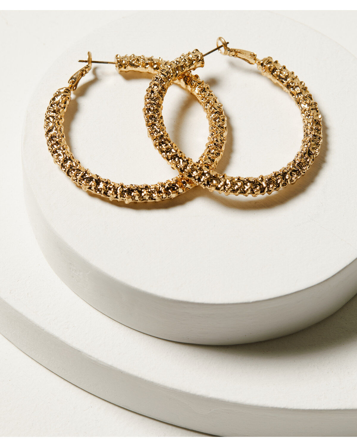 Image #1 - Shyanne Women's Rosa Lane Hoop Earrings, Gold, hi-res