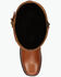 Image #6 - Frye Women's Campus Low Heel Tall Riding Fashion Boots - Round Toe, Cognac, hi-res