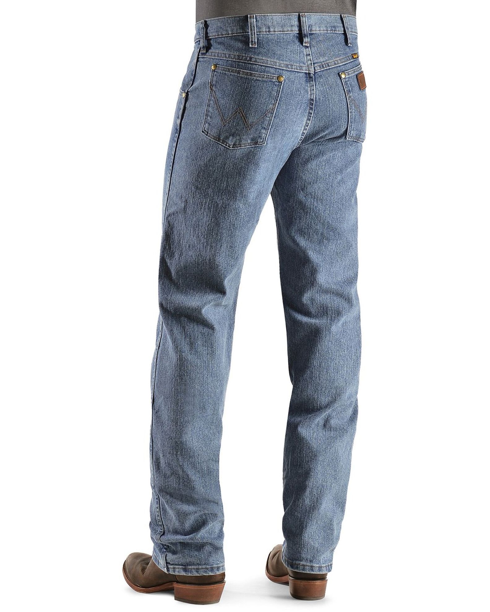 Wrangler Men's Premium Performance Advanced Comfort Stone Beach Jeans - Big & Tall