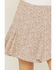 Wishlist Women's Ditsy Floral Print Mini Skirt, Taupe, hi-res