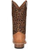Image #4 - Circle G Girls' Leopard Print Western Boots - Square Toe, Honey, hi-res
