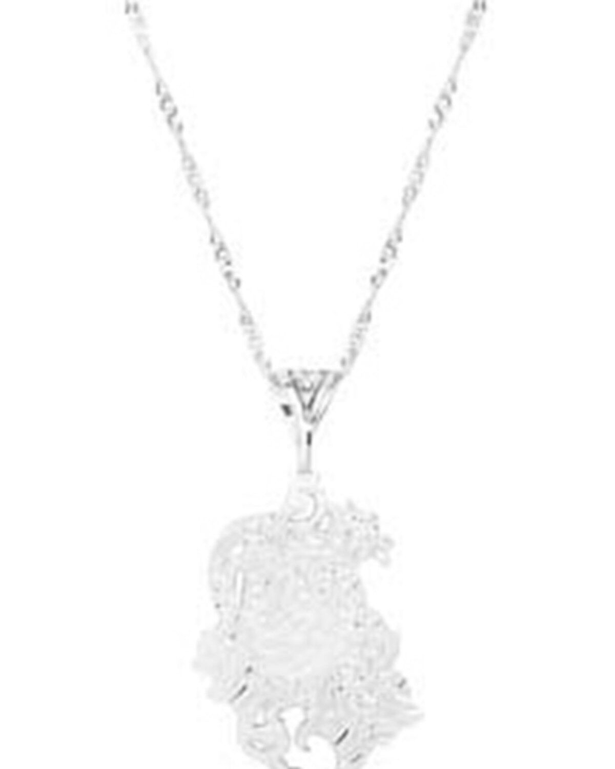 Image #3 - Montana Silversmiths Women's Empowered Montana Legacy Necklace, Silver, hi-res