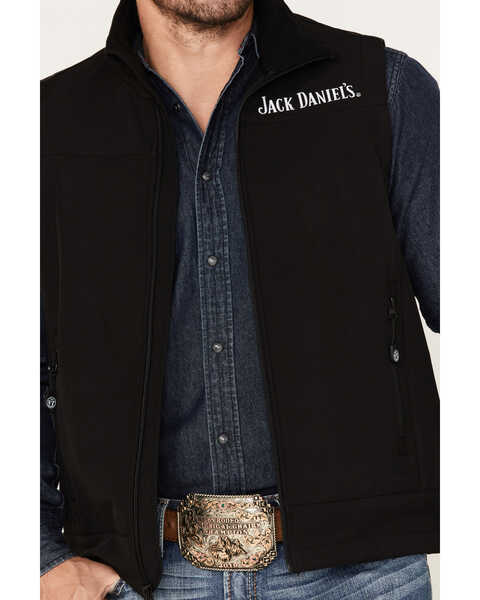 Image #3 - Jack Daniel's Men's Old No 7 Softshell Vest, , hi-res