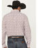 Image #4 - Wrangler Men's Paisley Print Long Sleeve Button-Down Stretch Western Shirt, Burgundy, hi-res