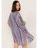 Image #4 - Cotton & Rye Women's Floral Border Print Kimono, Blue, hi-res