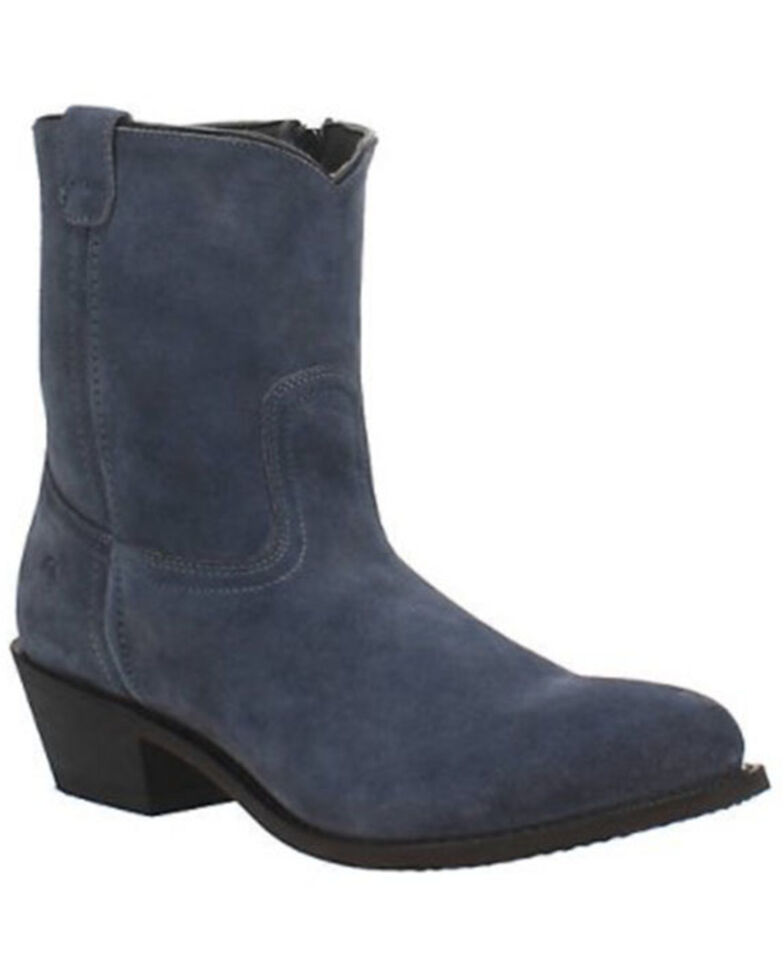 western boots blue
