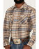 Image #3 - Pendleton Men's Canyon Small Plaid Snap Western Flannel Shirt, Brown, hi-res