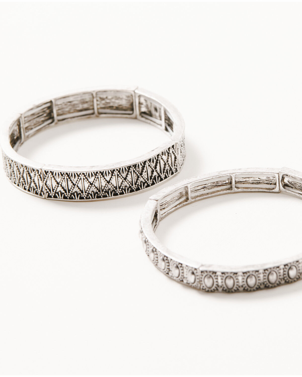 Image #4 - Shyanne Women's Shiloh Ridge Stretch Bracelet Set - 5 Piece, Silver, hi-res