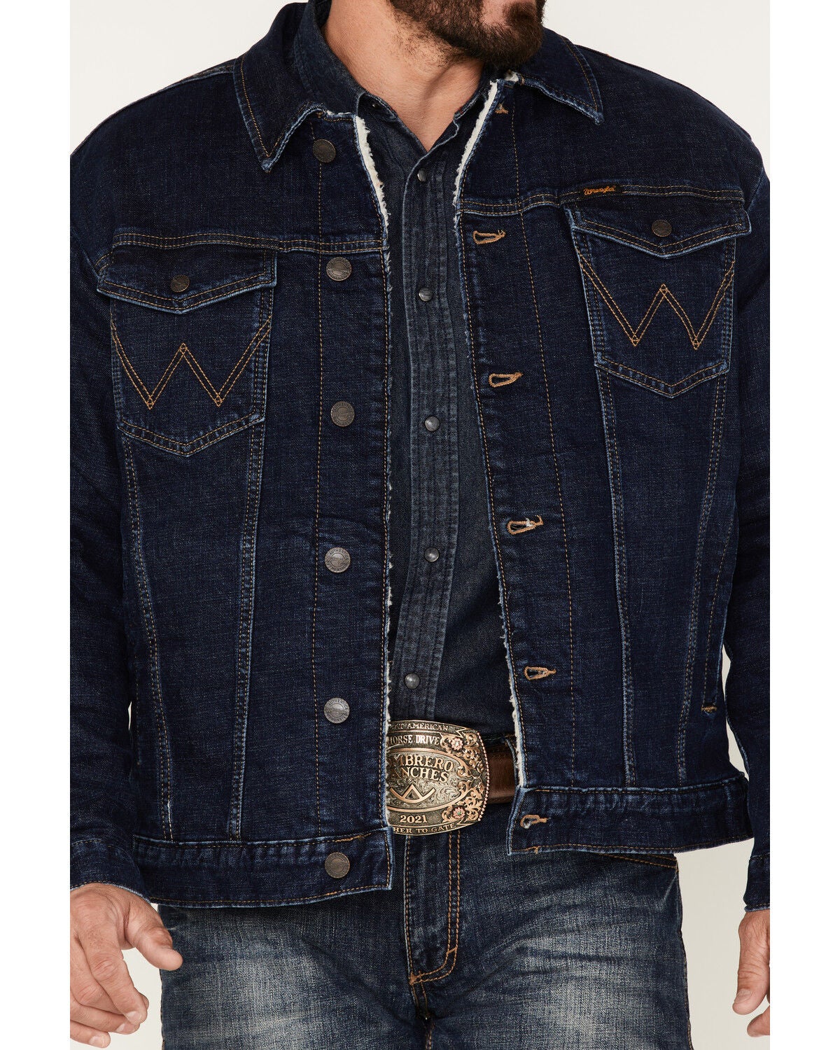 Wrangler Retro Men's Dusty Blue Button 