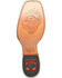 Image #7 - Double H Men's Buckaroo Tall Western Boots - Broad Square Toe, Caramel, hi-res
