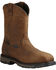 Image #1 - Ariat Men's WorkHog® Waterproof Work Boots - Composite Toe, Brown, hi-res
