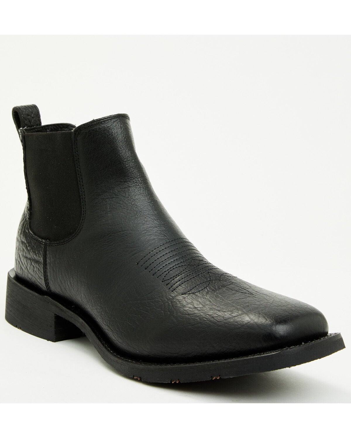 Laredo Men's Devin Chelsea Boots - Broad Square Toe, Black, hi-res