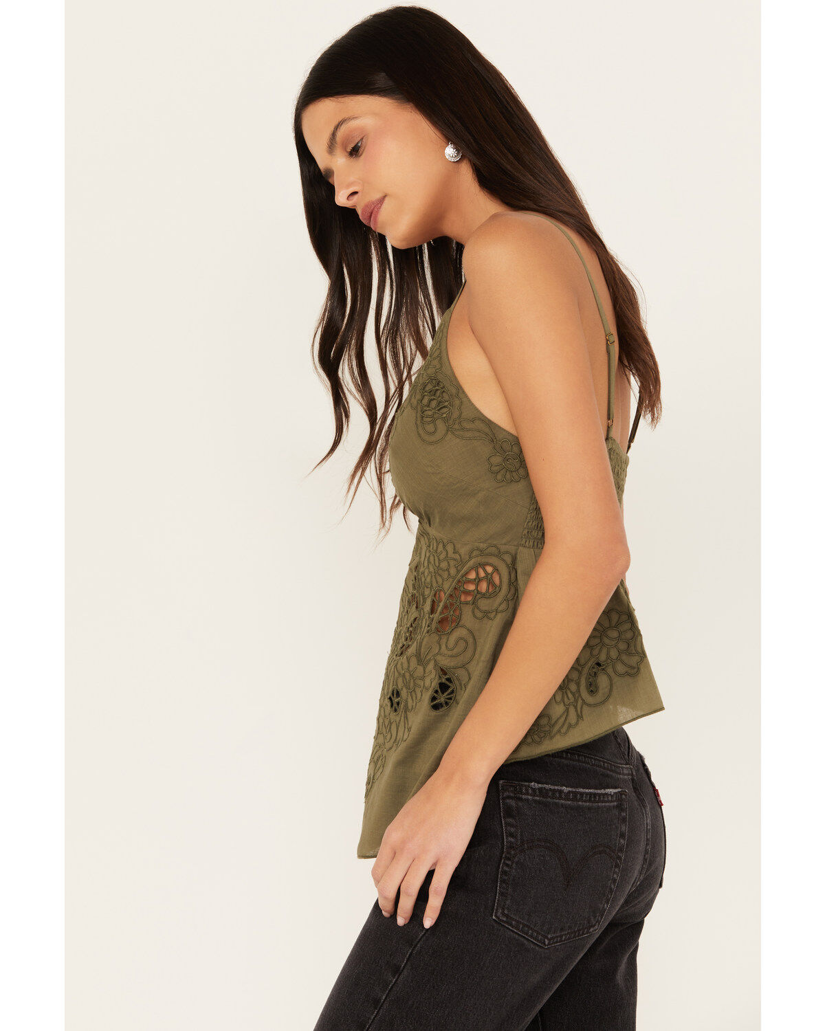 Image #2 - Shyanne Women's Hanky Hem Halter Top, , hi-res