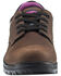 Image #4 - Avenger Women's Waterproof Oxford Work Shoes - Composite Toe, Brown, hi-res