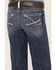 Image #4 - Ariat Girls' Esmeralda Dresden Bootcut Jeans, Blue, hi-res