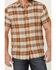 Image #3 - Pendleton Men's Linen Plaid Short Sleeve Button Down Western Shirt, Yellow, hi-res
