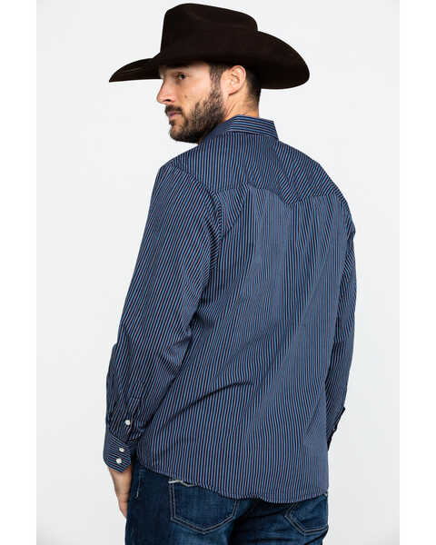 Image #2 - Resistol Men's Windsong Striped Long Sleeve Western Shirt , , hi-res