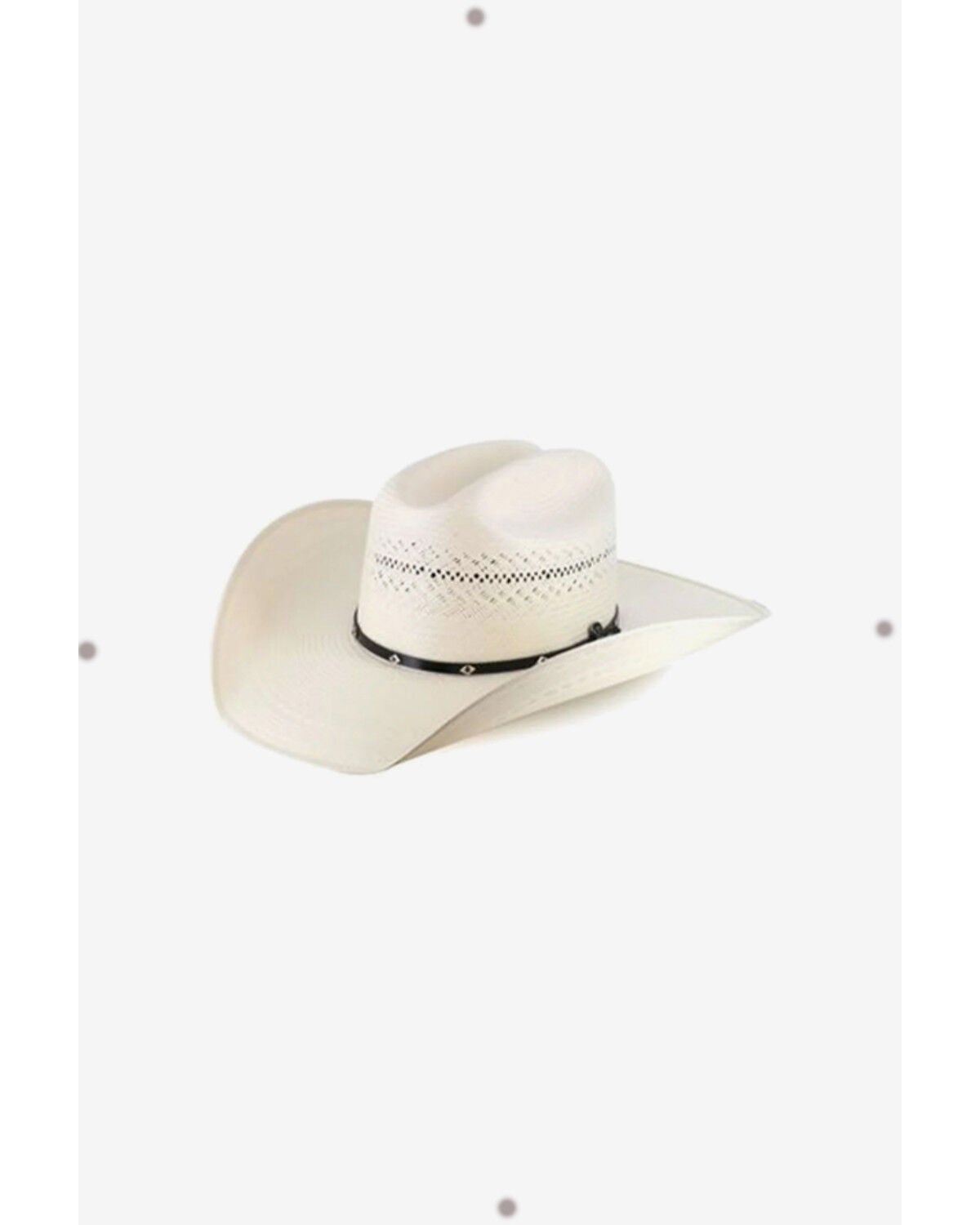 Ariat Double S 20X Straw Cowboy Hat, Natural, hi-res