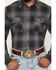Image #3 - Cody James Men's Quiet Shade Plaid Print Long Sleeve Button-Down Shirt, Slate, hi-res