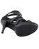 Milwaukee Performance Women's Ankle Strap Stiletto Sandals, Black, hi-res