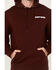 Image #4 - Boot Barn Men's American Classics Hooded Sweatshirt, Burgundy, hi-res