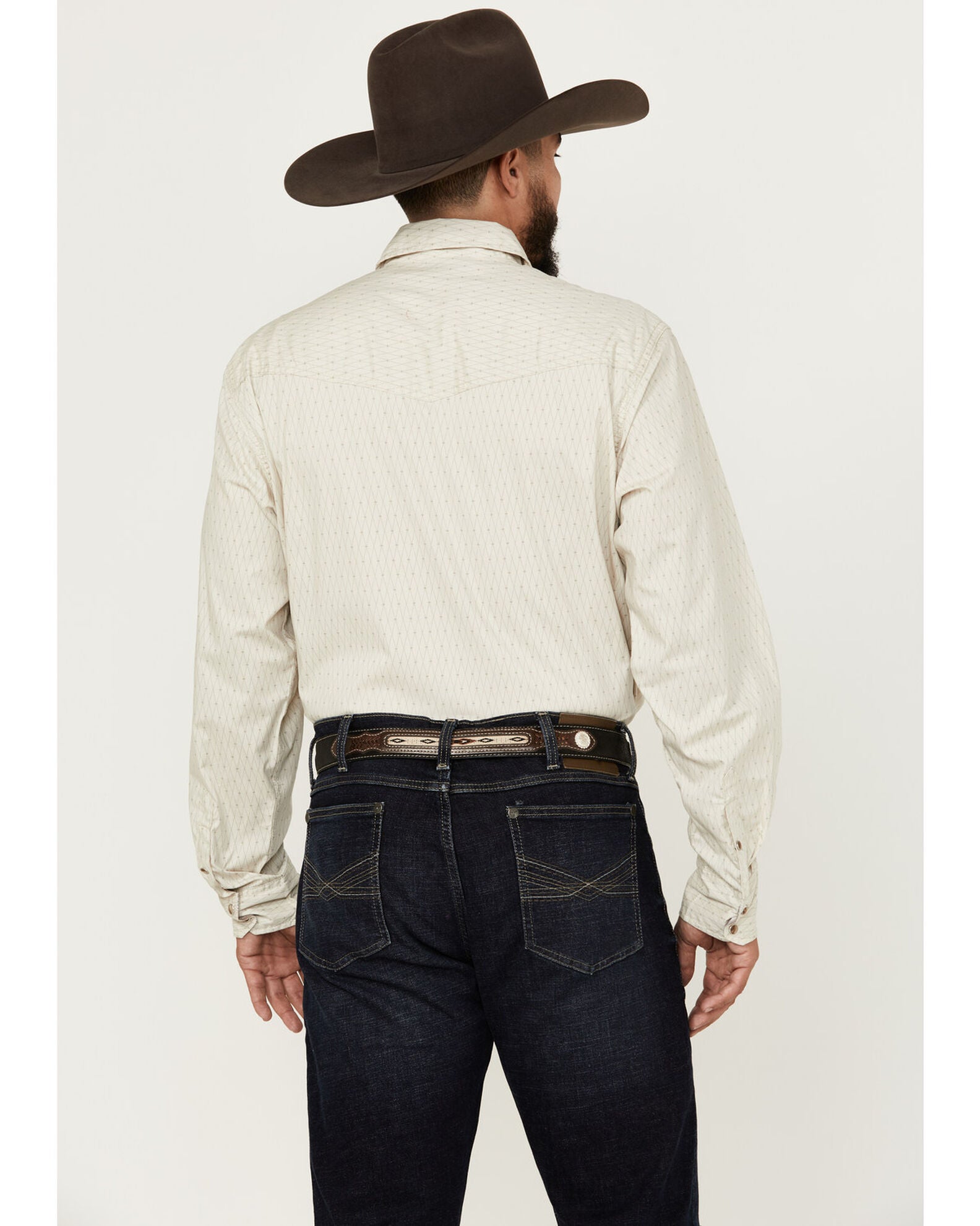 Mens Premium Cotton Western Snaps Long Sleeves Shirts.ML-2607