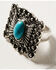 Idyllwind Women's Misty Pines Statement Ring, Silver, hi-res