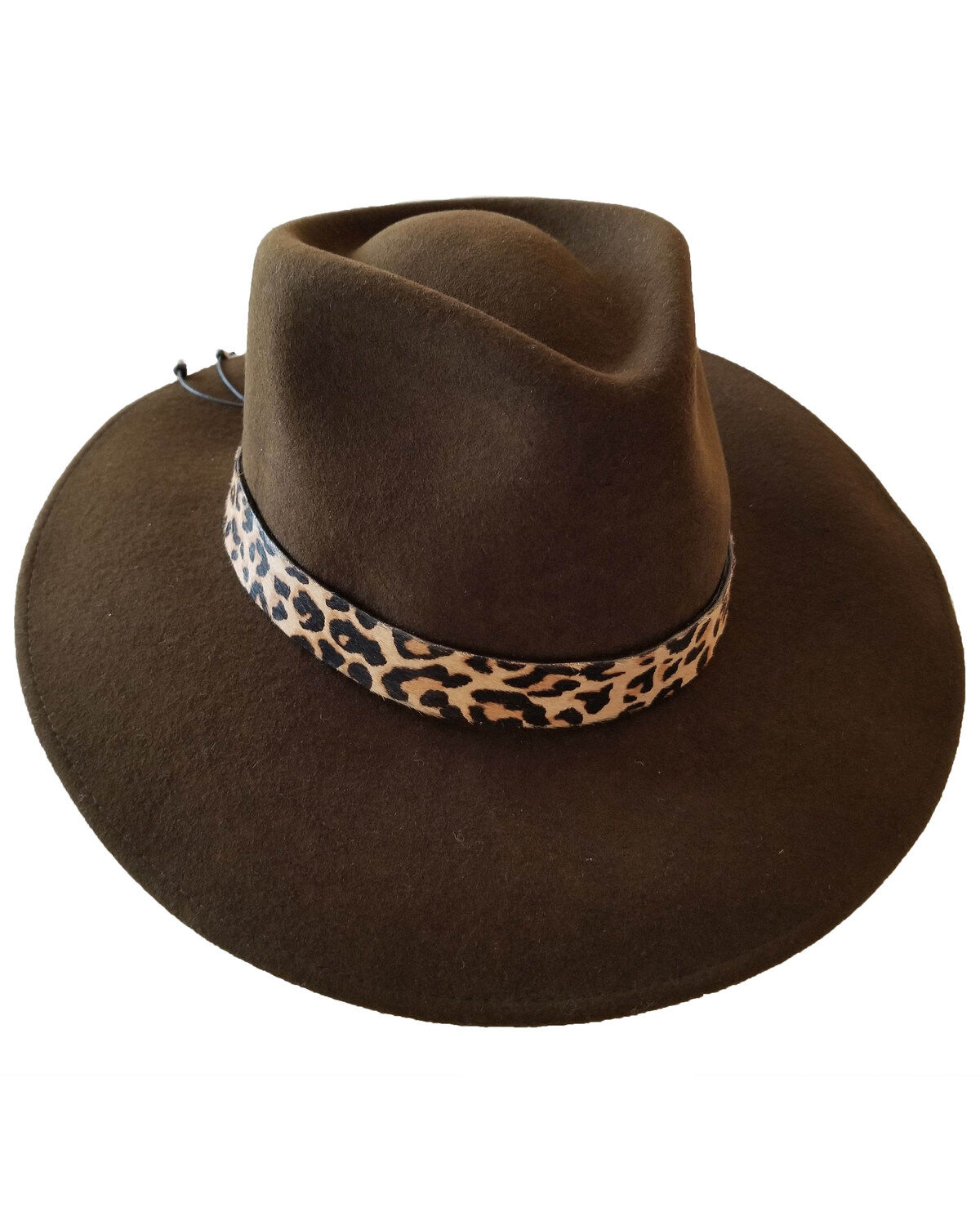 Image #1 - Nikki Beach Women's Sabi Felt Rancher Western Fashion Hat, Brown, hi-res