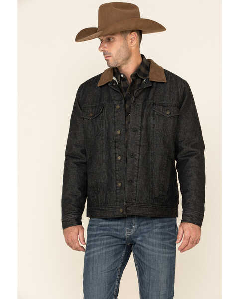 Image #1 - Cody James Men's Grand Teton 2.0 Western Dark Denim Jacket , , hi-res