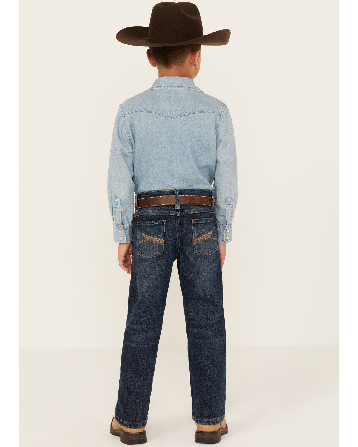 Product Name:  Wrangler 20X Boys' Dark Wash Slim Fit Vintage Bootcut Denim Jeans