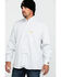 Image #1 - Wrangler 20X Men's FR Mini Check Plaid Print Long Sleeve Work Shirt - Big , , hi-res