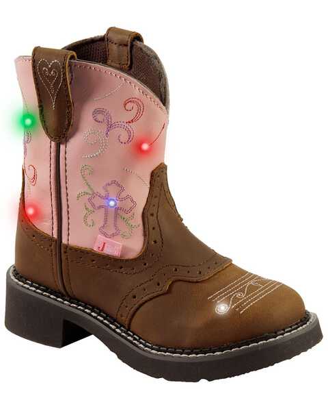 Image #2 - Justin Kid's Gypsy Flower Western Boots, , hi-res