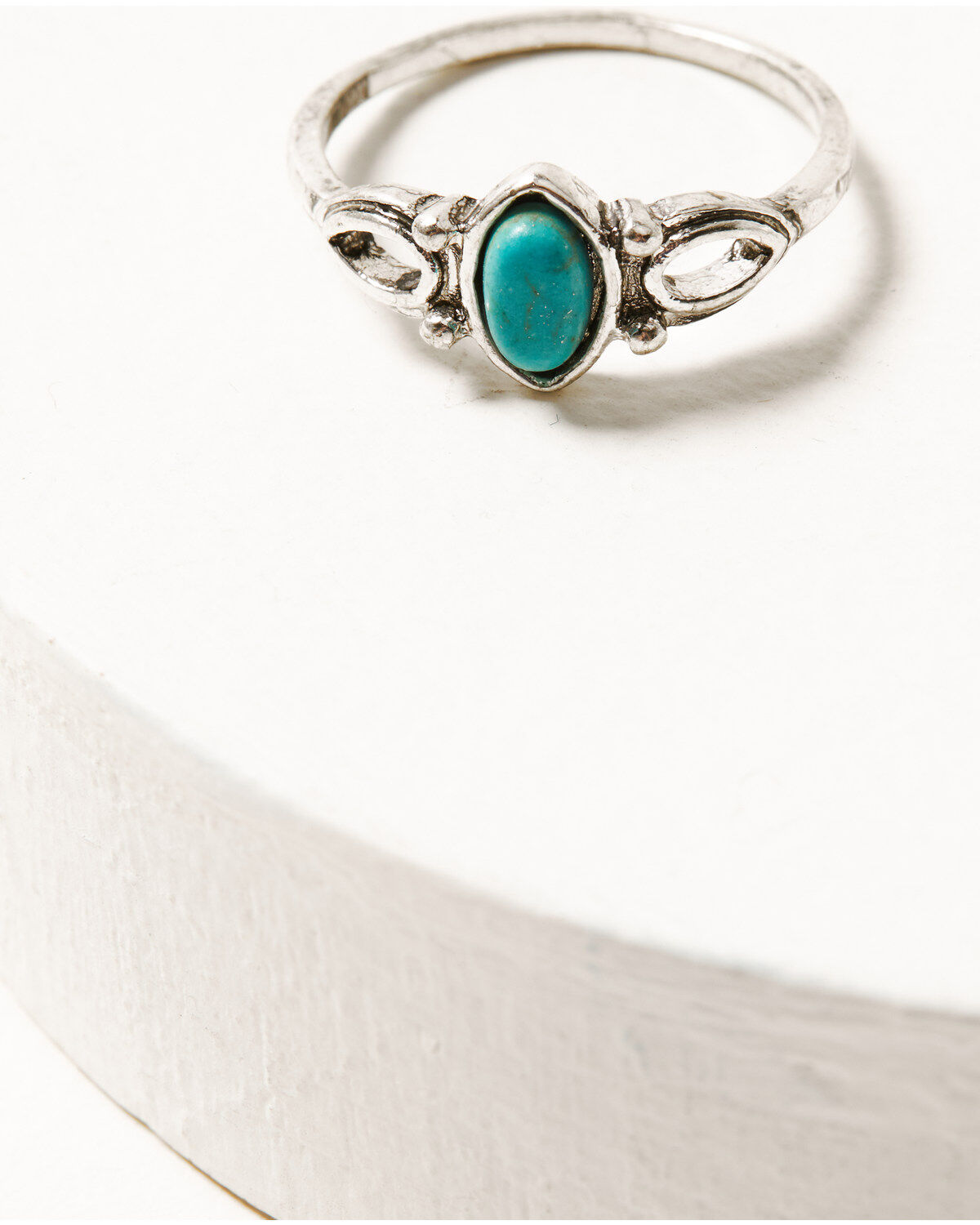 Image #2 - Shyanne Women's 4-piece Silver & Turquoise Statement Ring Set, Silver, hi-res