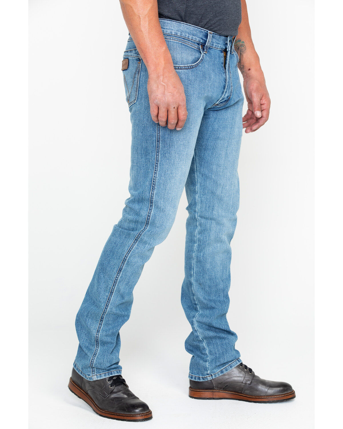 light wash slim jeans mens