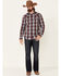 Moonshine Spirit Men's Sun Downer Large Plaid Long Sleeve Snap Western Shirt , , hi-res